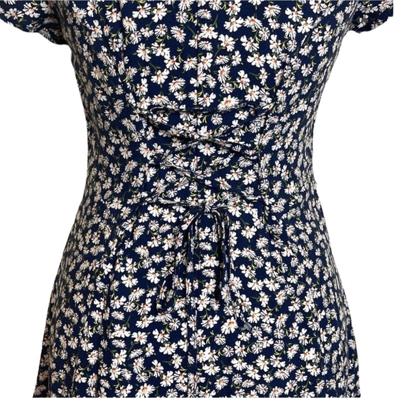 BAND OF GYPSIES Blue Daisy Sundress NWT - Picture 6 of 8